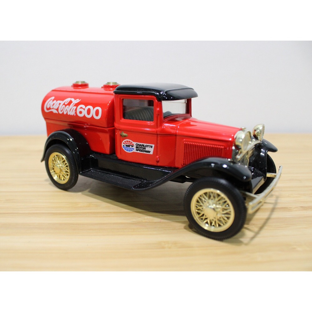 Vintage Coca Cola Truck‎ Bank 600 Model A Tanker Charlotte Motor Speedway 1993